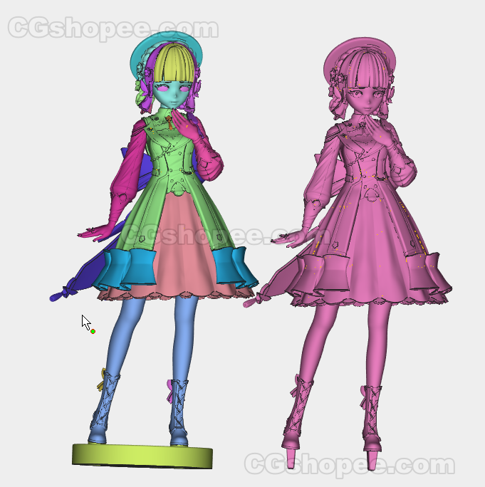 图片[7]|Ayaka - Springbloom missive – 3D PRINTABLE Figure STL - cgshopee|cgshopee